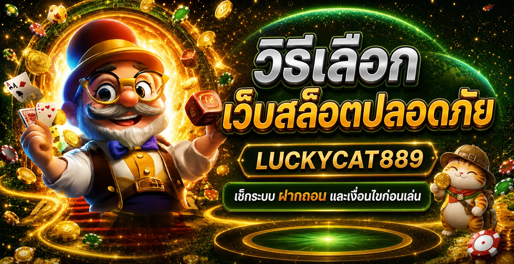 LUCKYCAT889 วิธีเลือกเว็บสล็อตปลอดภัยก่อนสมัคร